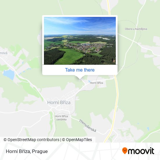 Horní Bříza map