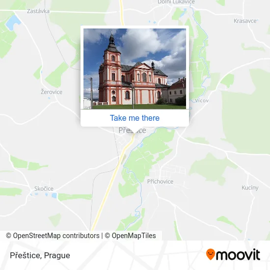 Карта Přeštice