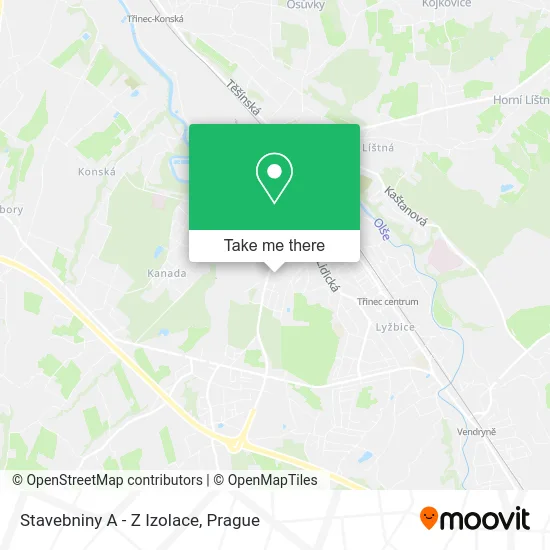 Карта Stavebniny A - Z Izolace