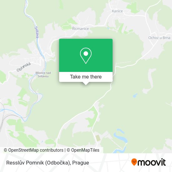 Resslův Pomník (Odbočka) map