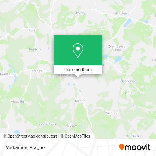 Карта Vrškámen