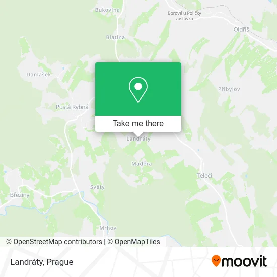 Карта Landráty