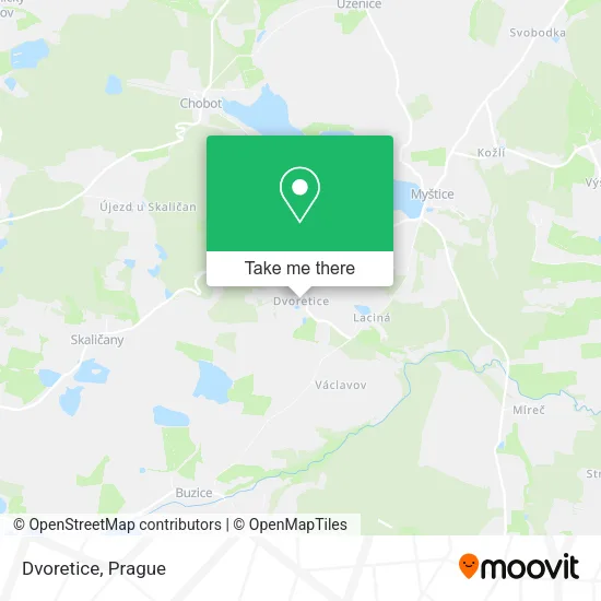 Карта Dvoretice