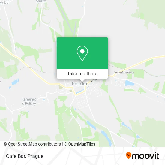 Карта Cafe Bar