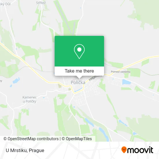 Карта U Mrstiku