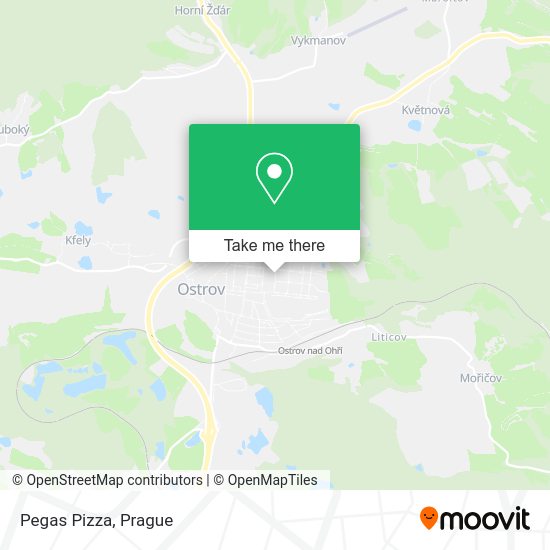 Pegas Pizza map