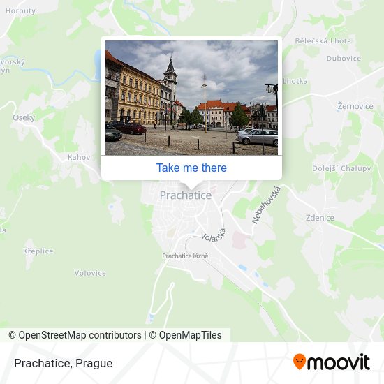 Карта Prachatice