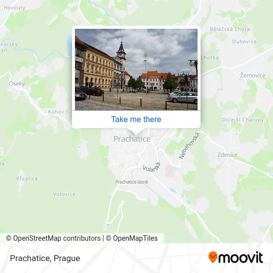 Карта Prachatice
