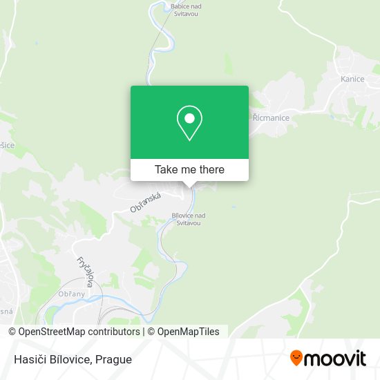 Hasiči Bílovice map