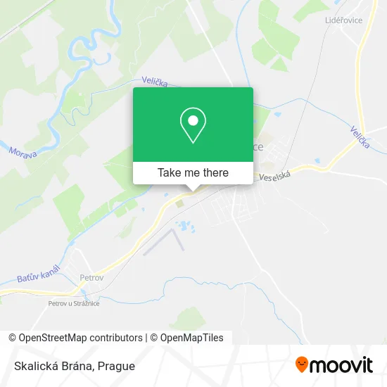 Карта Skalická Brána