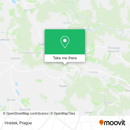 Карта Hrádek