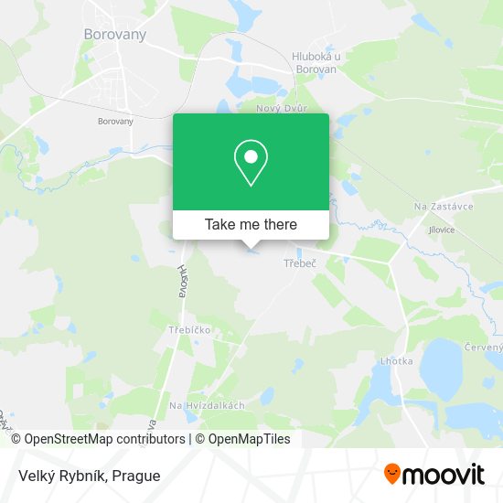 Velký Rybník map