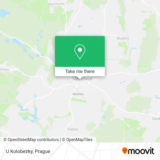 Карта U Kolobezky