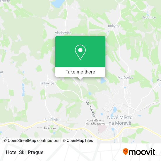 Hotel Ski map