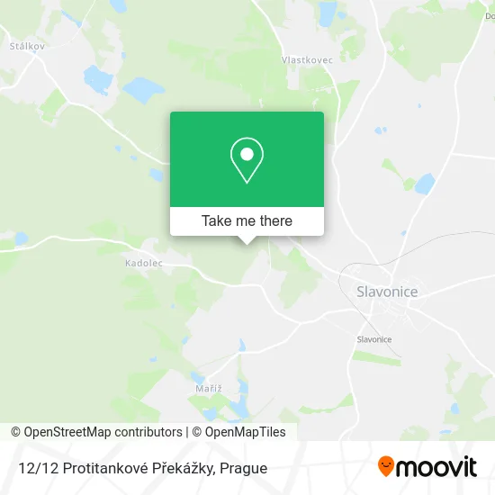 12/12 Protitankové Překážky map