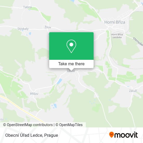 Obecní Úřad Ledce map