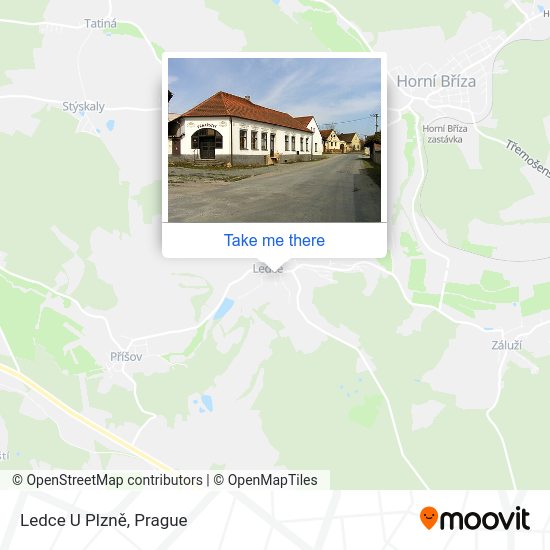 Карта Ledce U Plzně