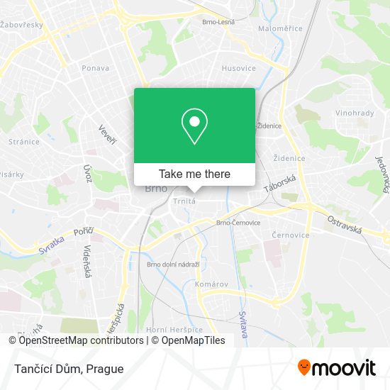 Tančící Dům map