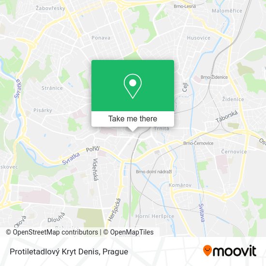 Protiletadlový Kryt Denis map
