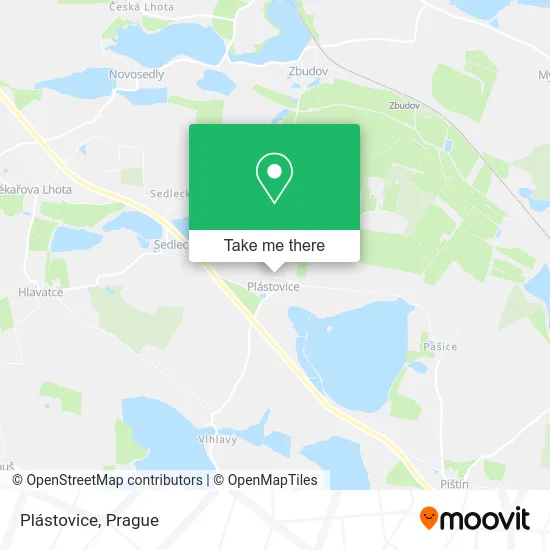 Карта Plástovice