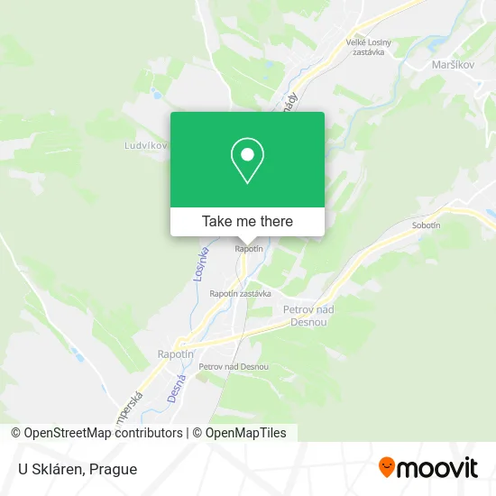 Карта U Skláren