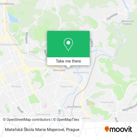 Mateřská Škola Marie Majerové map