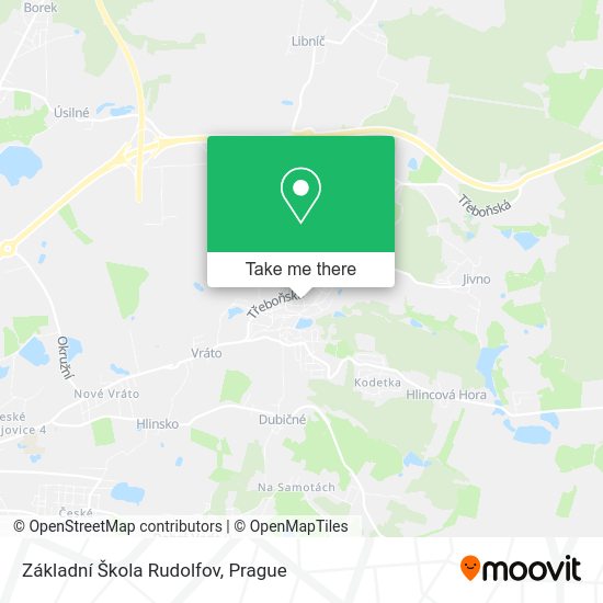 Základní Škola Rudolfov map
