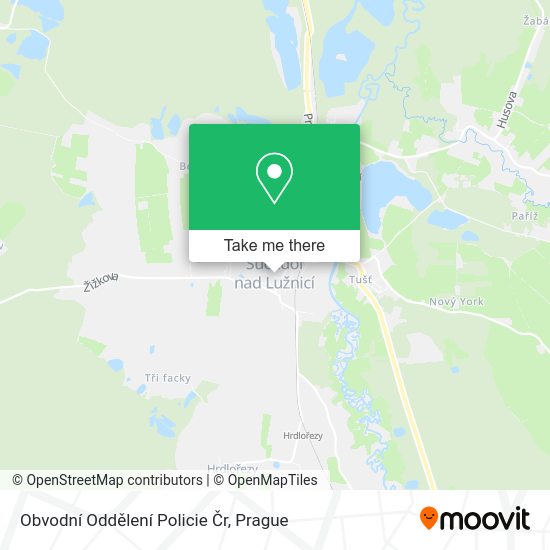 Obvodní Oddělení Policie Čr map