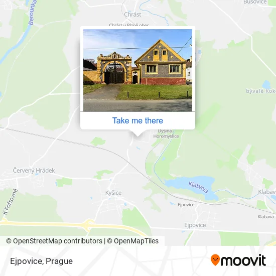 Карта Ejpovice