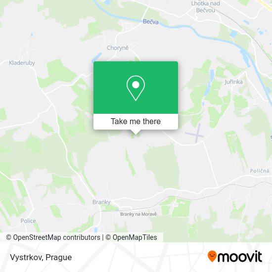 Карта Vystrkov