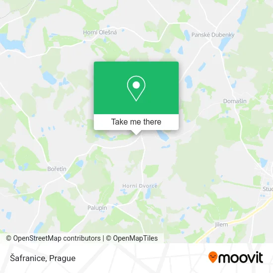 Карта Šafranice