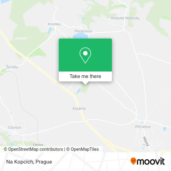 Карта Na Kopcích