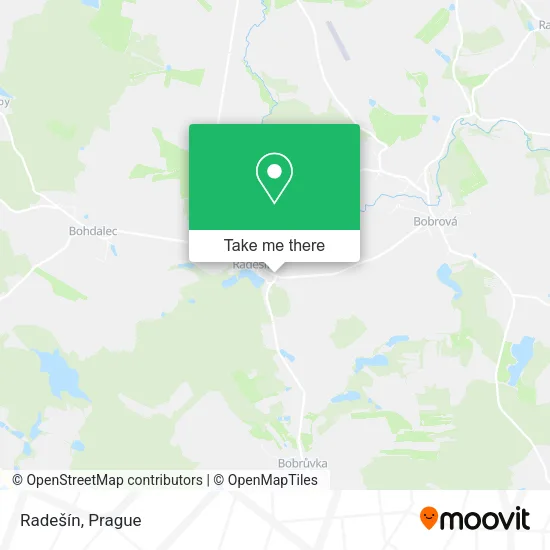 Карта Radešín