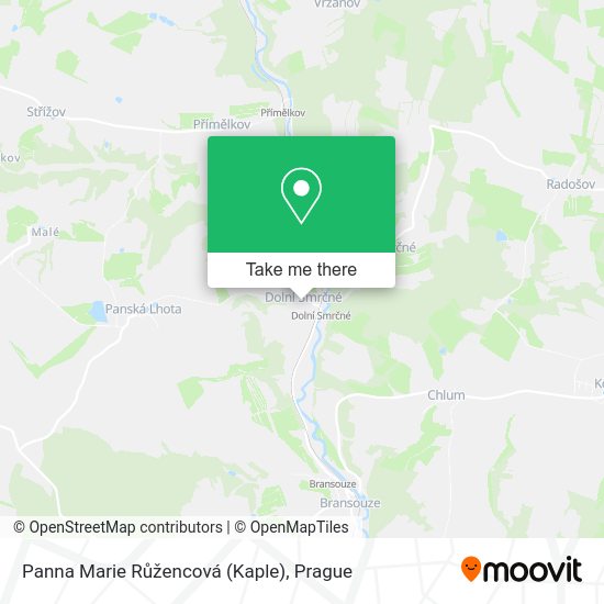 Panna Marie Růžencová (Kaple) map