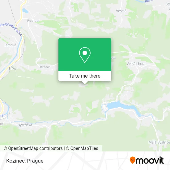 Карта Kozinec