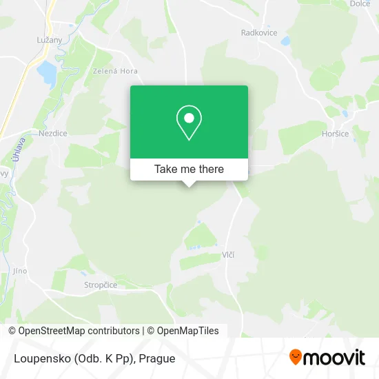 Карта Loupensko (Odb. K Pp)