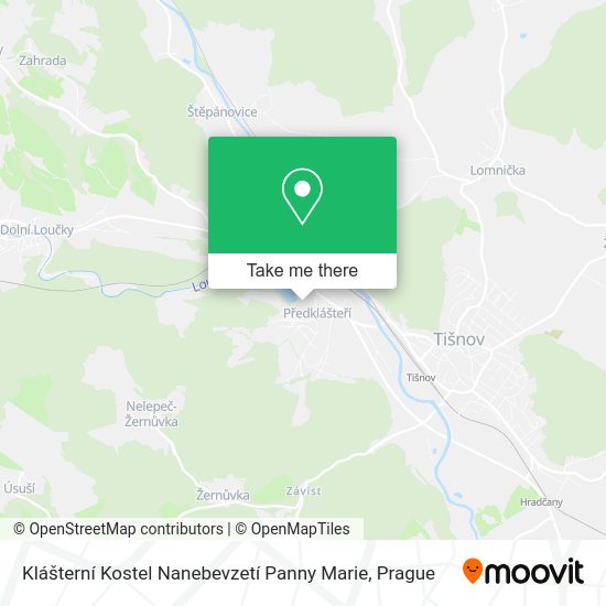 Klášterní Kostel Nanebevzetí Panny Marie map