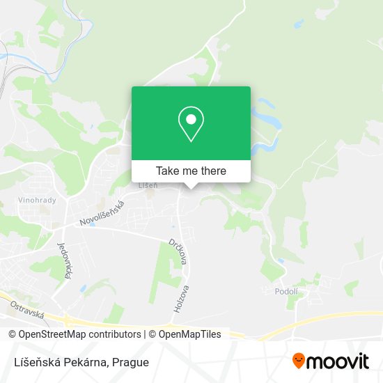 Líšeňská Pekárna map