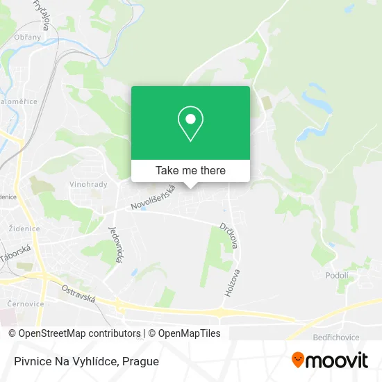 Pivnice Na Vyhlídce map