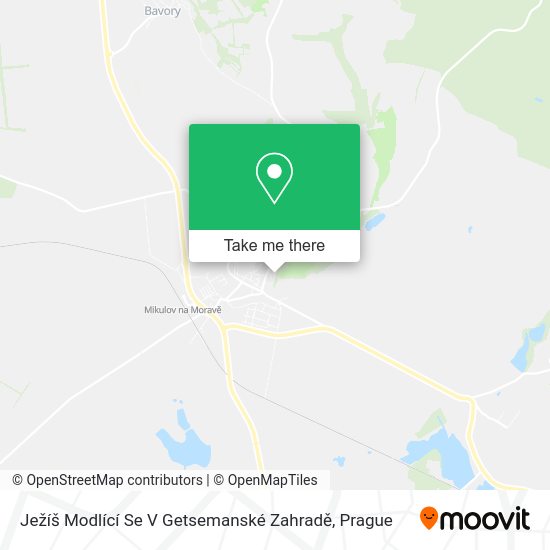 Ježíš Modlící Se V Getsemanské Zahradě map