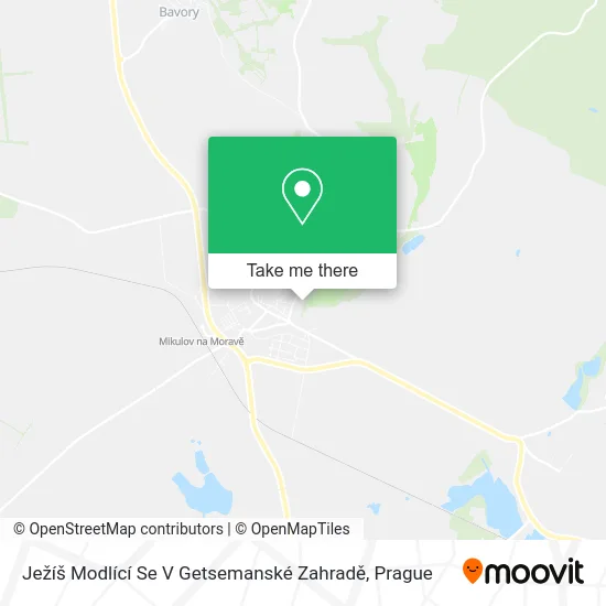 Карта Ježíš Modlící Se V Getsemanské Zahradě