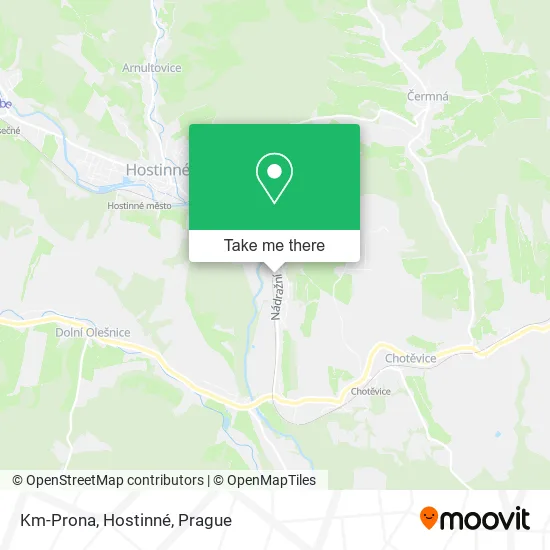 Карта Km-Prona, Hostinné