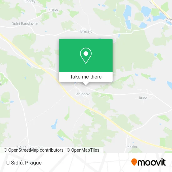 Карта U Šidlů