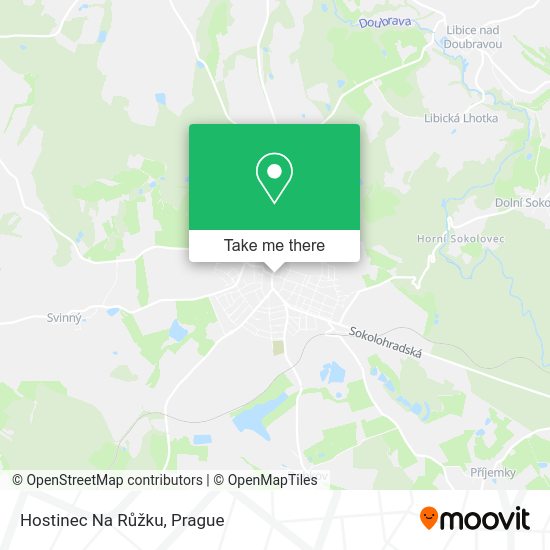 Hostinec Na Růžku map