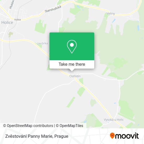 Zvěstování Panny Marie map