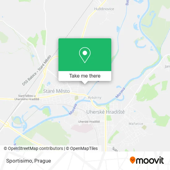 Карта Sportisimo