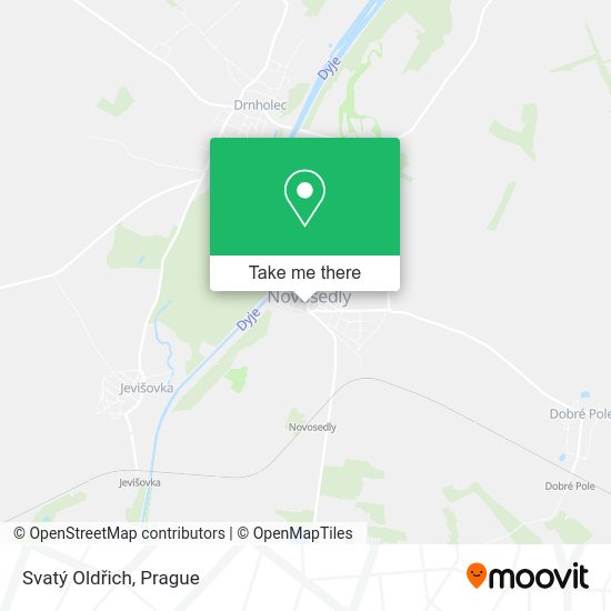 Svatý Oldřich map