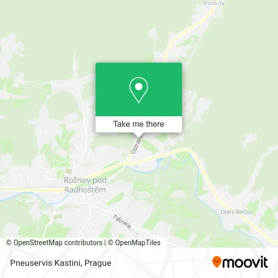 Карта Pneuservis Kastini