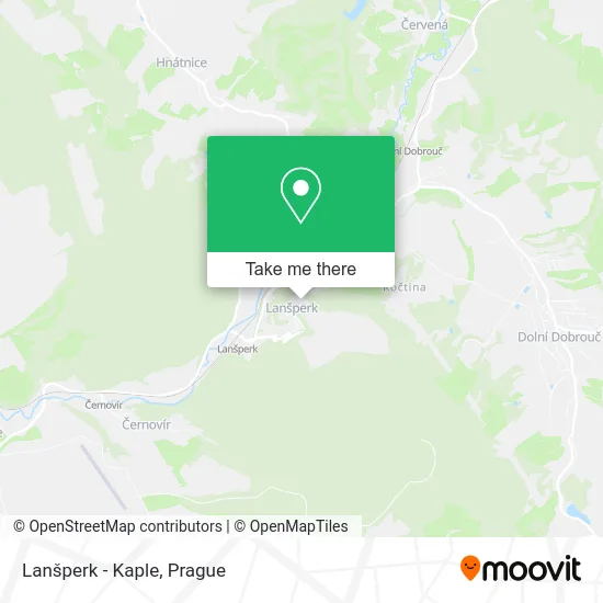 Карта Lanšperk - Kaple