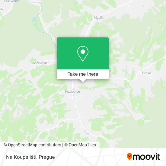 Карта Na Koupališti